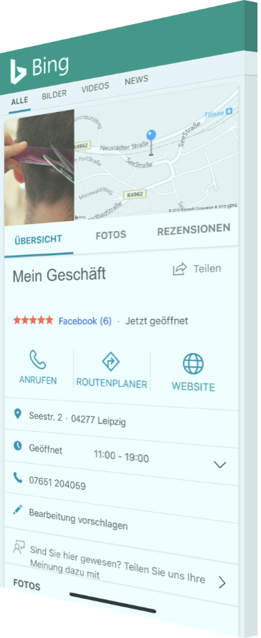 Bing Maps Profil bei Faires-Online-Marketing
